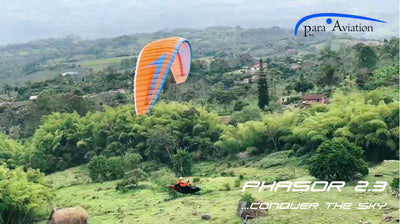 RC-Paraglider Phasor 2.3 Rast und Rocket V2. Scale RC Gleitschirm fliegen