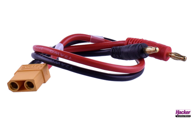 Anschlusskabel 4mm Goldkontaktstecker / XT90-Buchse, Hacker Motor, Para RC 